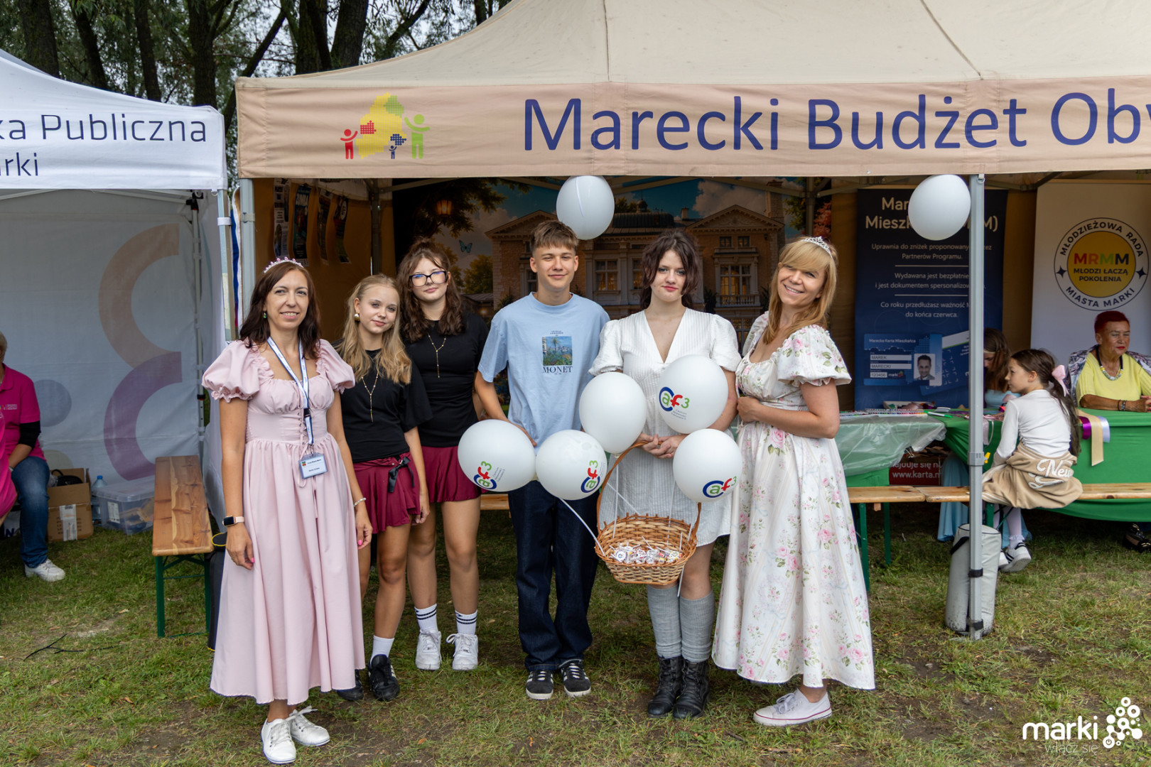 Młodzieżowa Rada Miasta Marki na stoisku CAF3 podczas Dni Marek